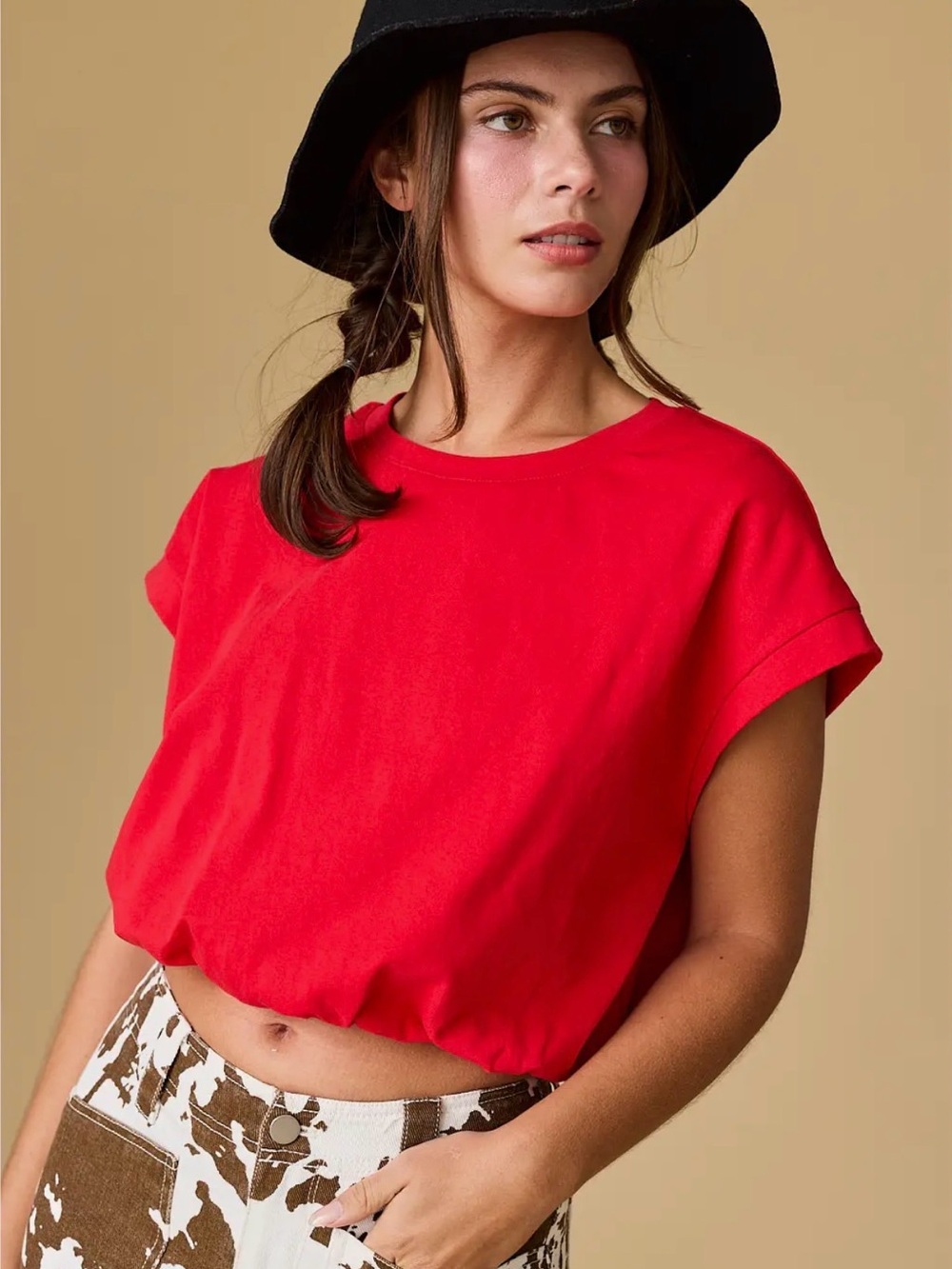 Bubble Hem Top
